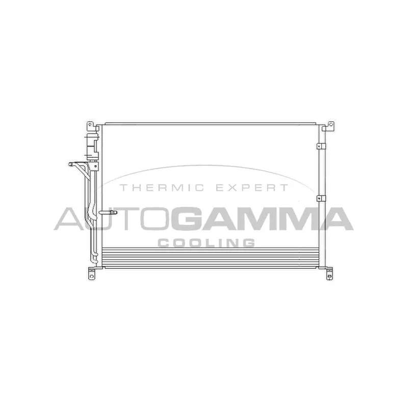 Condenseur, climatisation AUTOGAMMA 104945