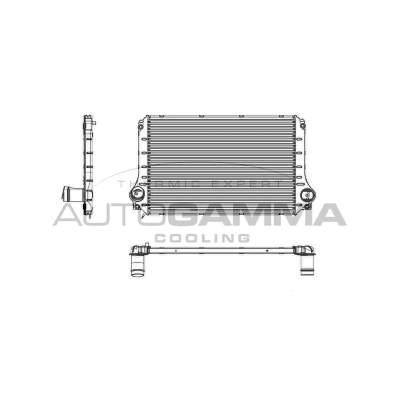 Intercooler, échangeur AUTOGAMMA 104973