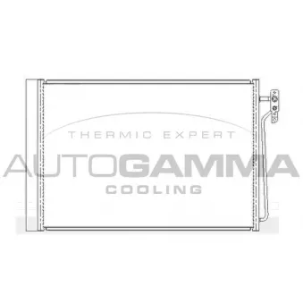 Condenseur, climatisation AUTOGAMMA 104987