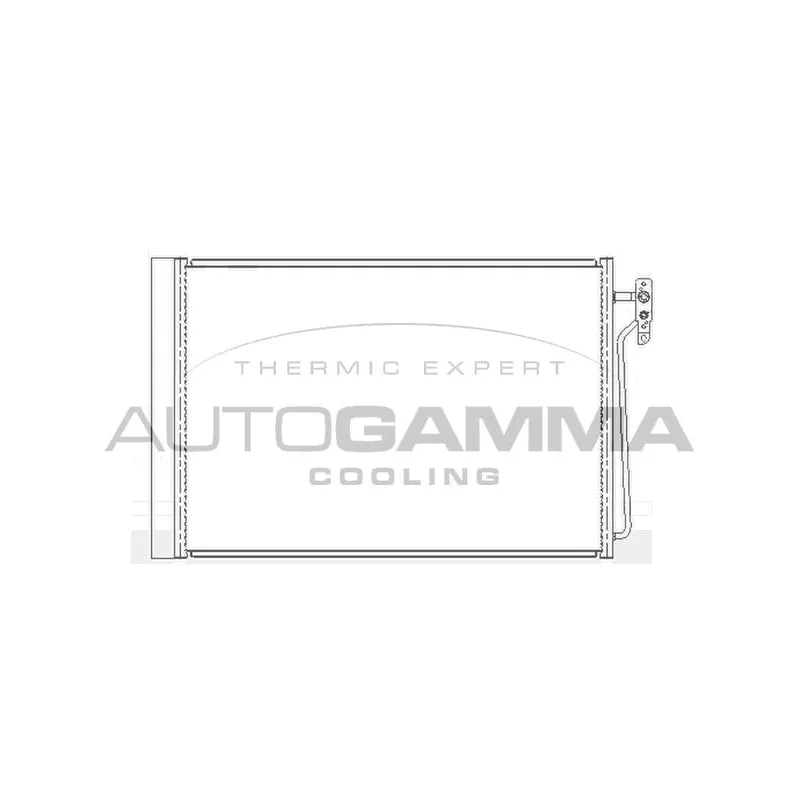 Condenseur, climatisation AUTOGAMMA 104987