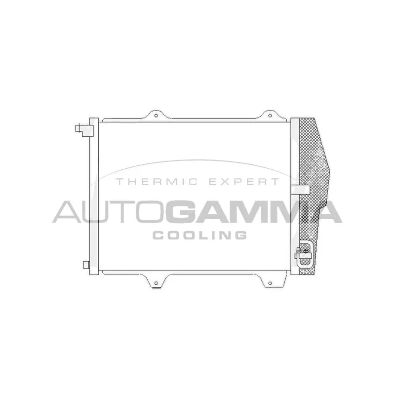 Condenseur, climatisation AUTOGAMMA 105028