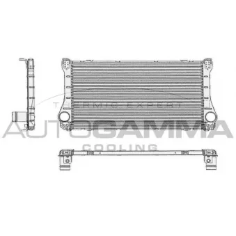 Intercooler, échangeur AUTOGAMMA 105069