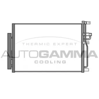 Condenseur, climatisation AUTOGAMMA 105070