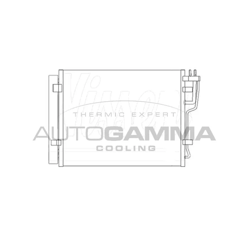 Condenseur, climatisation AUTOGAMMA 105075