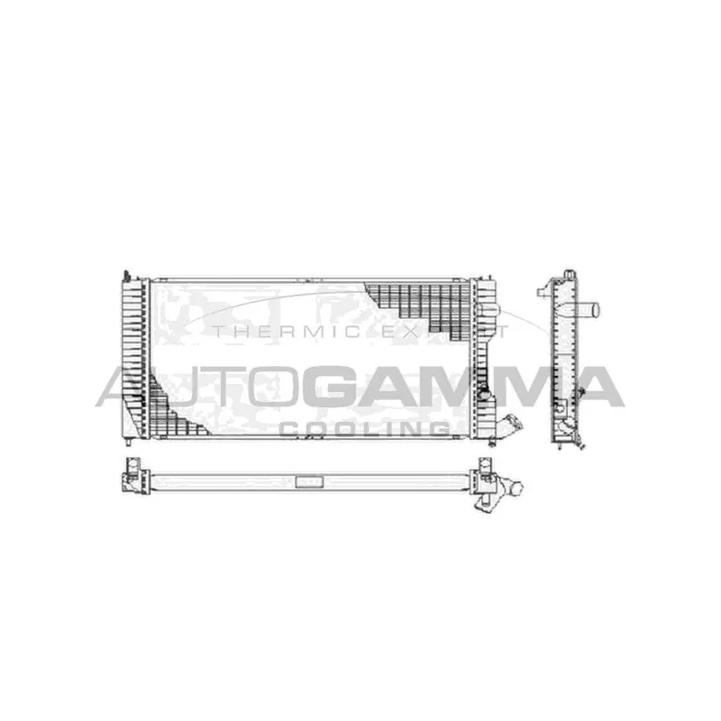 Radiateur, refroidissement du moteur AUTOGAMMA 105088