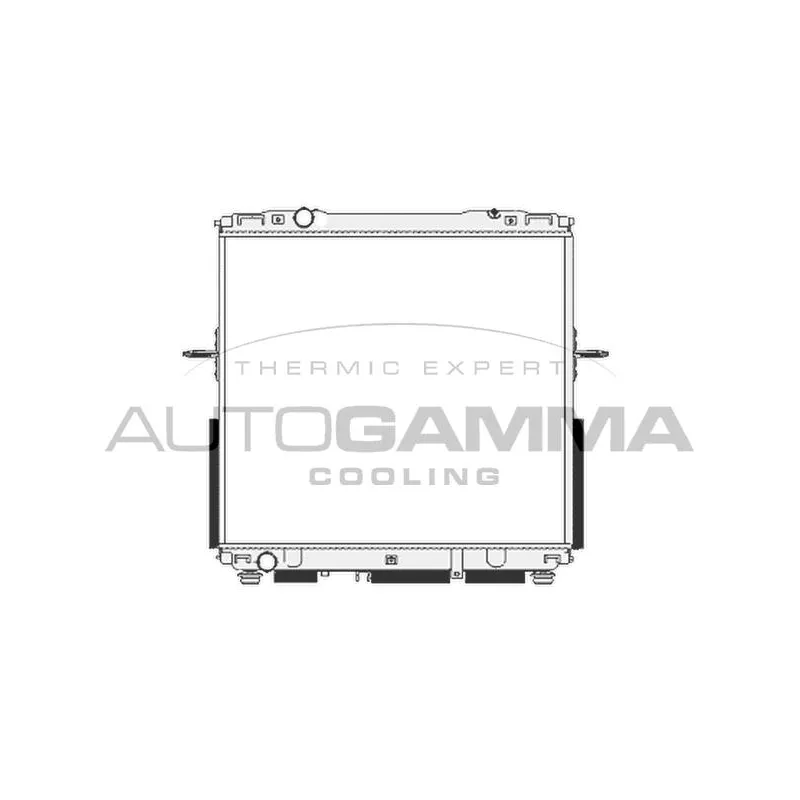 Radiateur, refroidissement du moteur AUTOGAMMA 105129