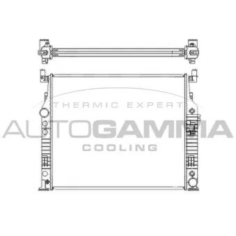 Radiateur, refroidissement du moteur AUTOGAMMA 105169