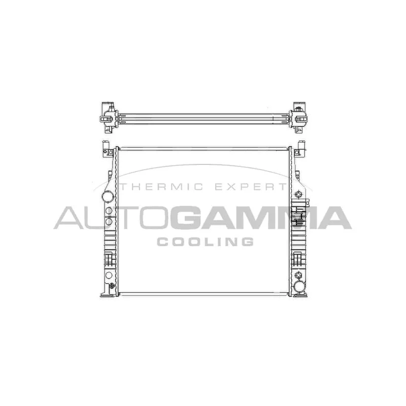 Radiateur, refroidissement du moteur AUTOGAMMA 105169