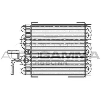 Radiateur, refroidissement du moteur AUTOGAMMA 105170