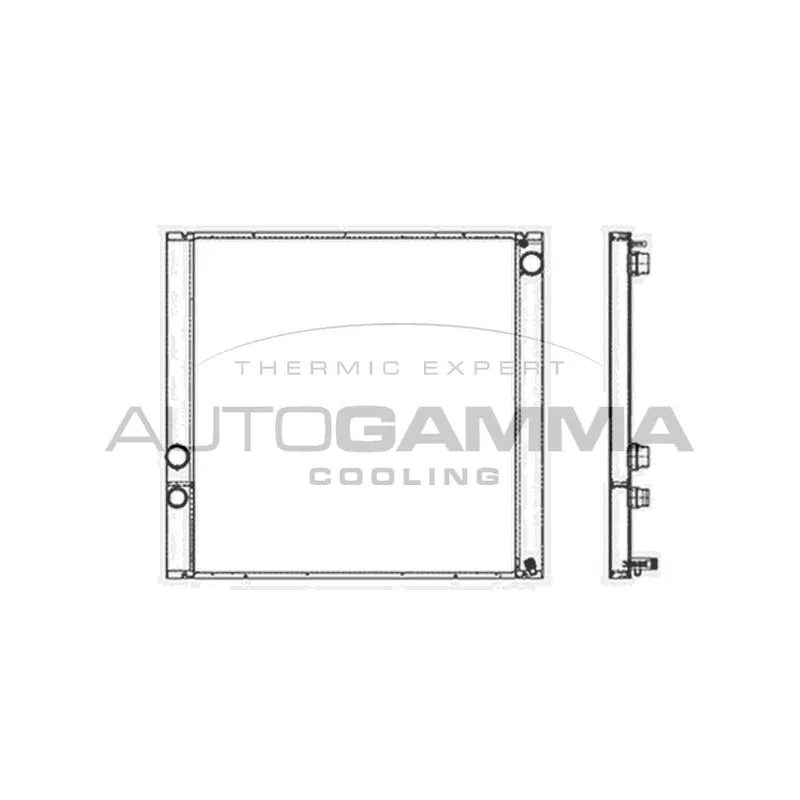 Radiateur, refroidissement du moteur AUTOGAMMA 105214