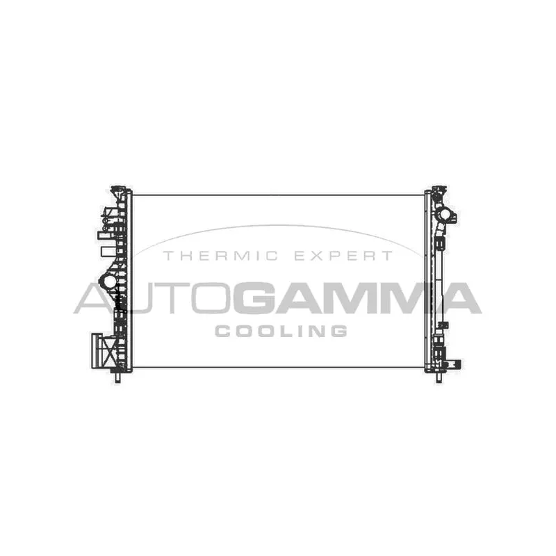 Radiateur, refroidissement du moteur AUTOGAMMA 105320