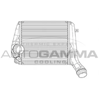 Intercooler, échangeur AUTOGAMMA 105376