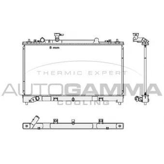 Radiateur, refroidissement du moteur AUTOGAMMA