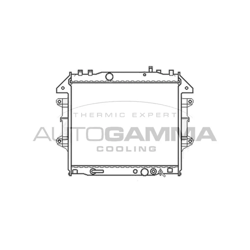 Radiateur, refroidissement du moteur AUTOGAMMA 105417