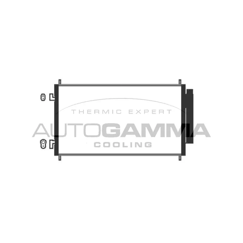 Condenseur, climatisation AUTOGAMMA 105422