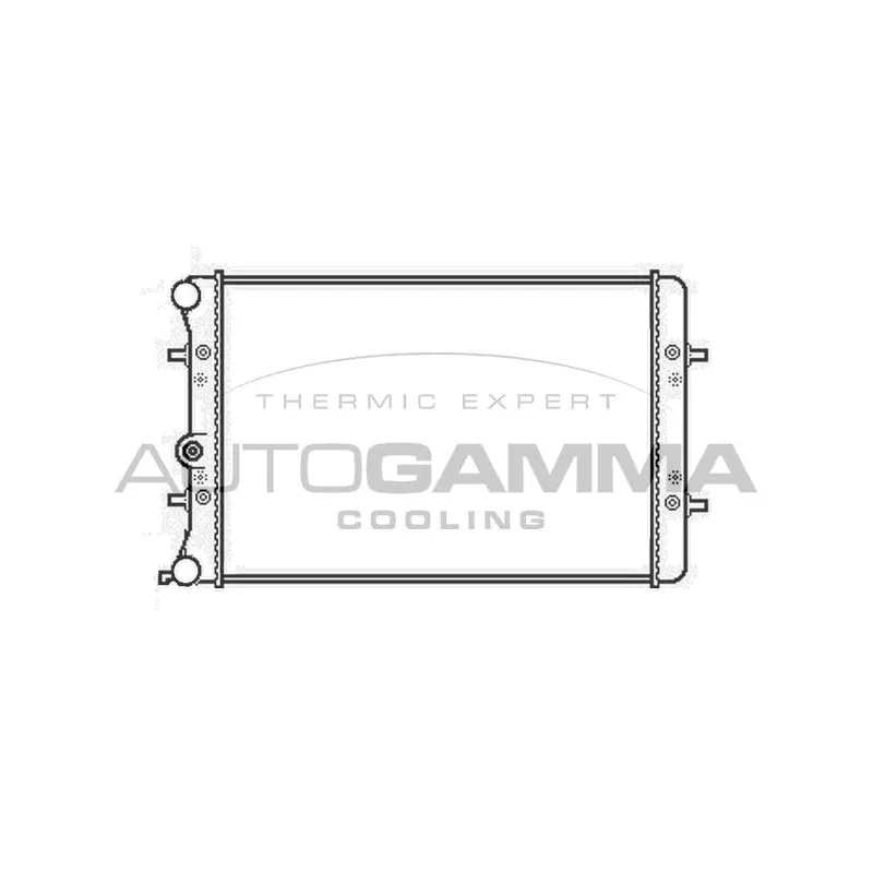 Radiateur, refroidissement du moteur AUTOGAMMA 105431