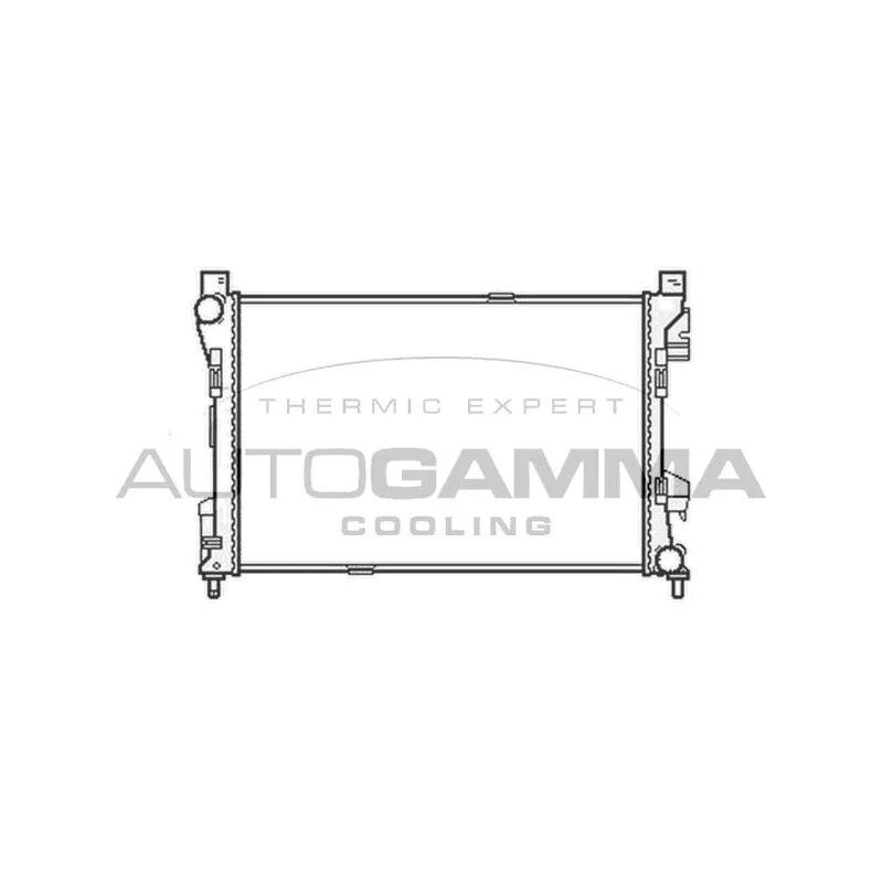 Radiateur, refroidissement du moteur AUTOGAMMA 105436