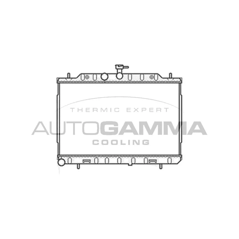 Radiateur, refroidissement du moteur AUTOGAMMA 105441