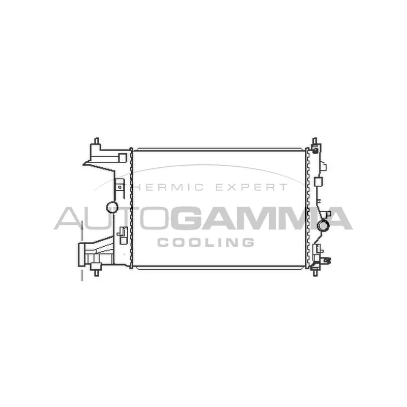 Radiateur, refroidissement du moteur AUTOGAMMA 105446