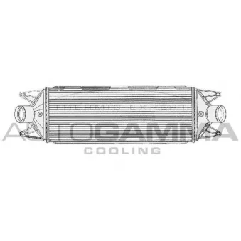 Intercooler, échangeur AUTOGAMMA 105472