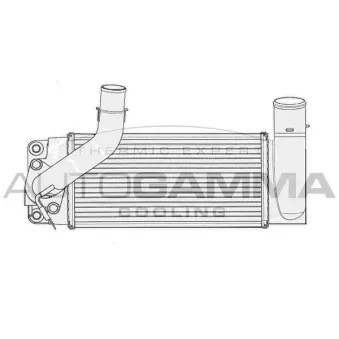 Intercooler, échangeur AUTOGAMMA 105476