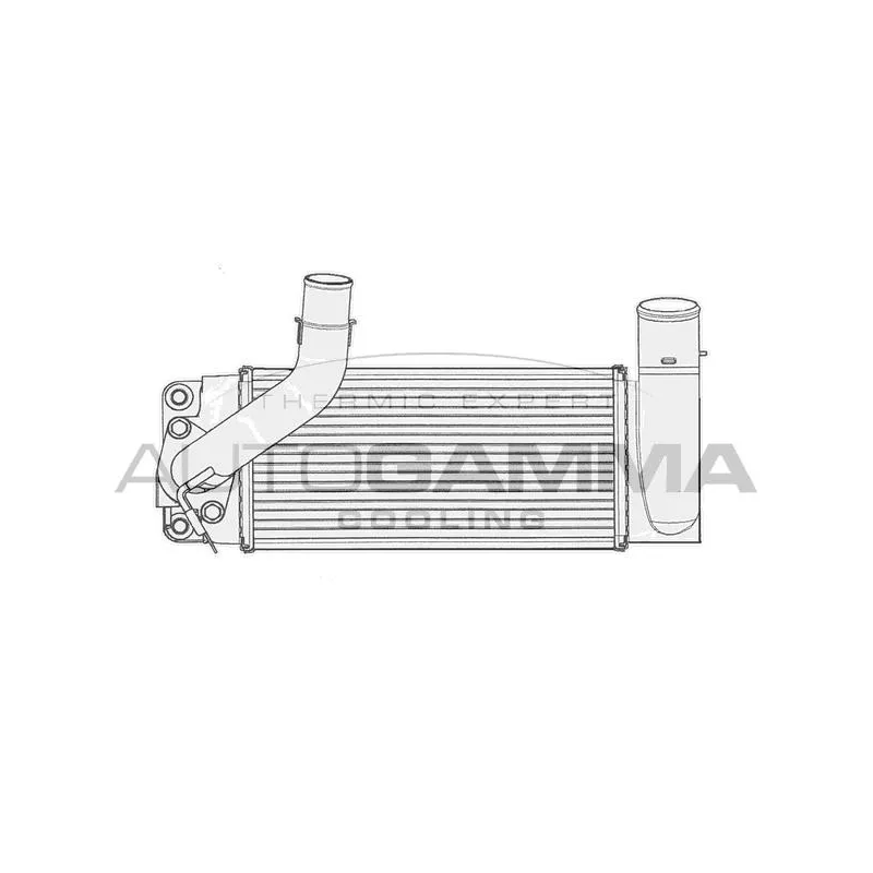 Intercooler, échangeur AUTOGAMMA 105476