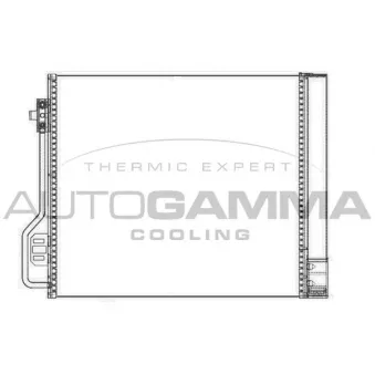 Condenseur, climatisation AUTOGAMMA 105477