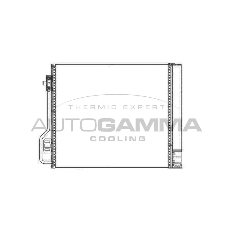 Condenseur, climatisation AUTOGAMMA 105477