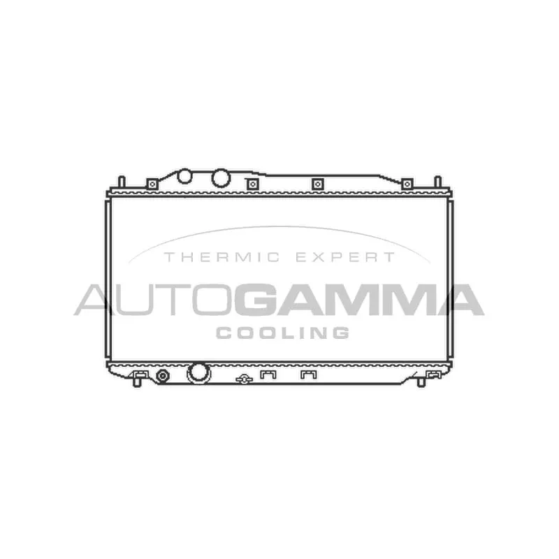 Radiateur, refroidissement du moteur AUTOGAMMA 105485