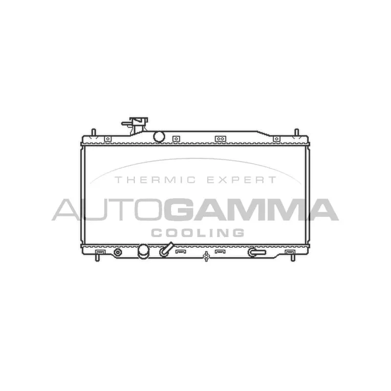 Radiateur, refroidissement du moteur AUTOGAMMA 105486