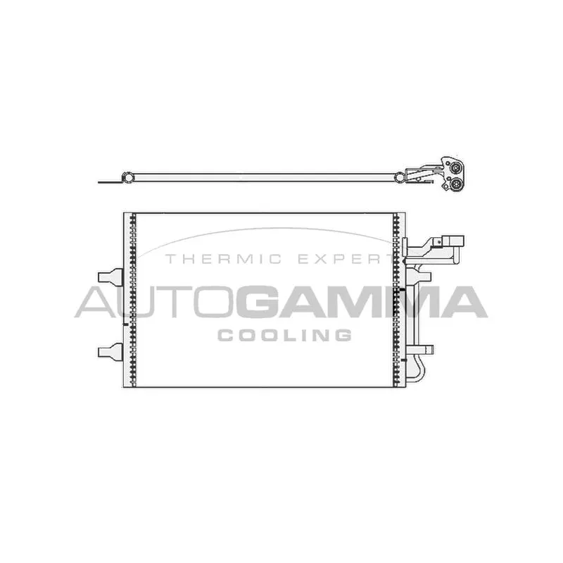 Condenseur, climatisation AUTOGAMMA 105512