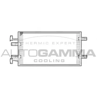 Condenseur, climatisation AUTOGAMMA 105517