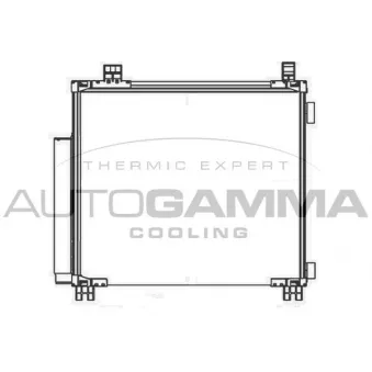 Condenseur, climatisation AUTOGAMMA 105525