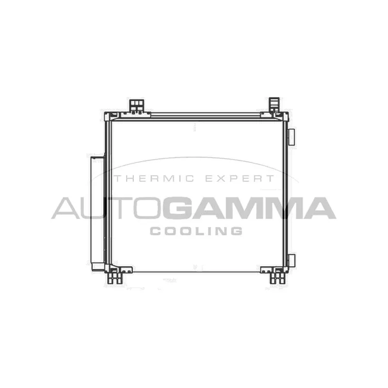 Condenseur, climatisation AUTOGAMMA 105525