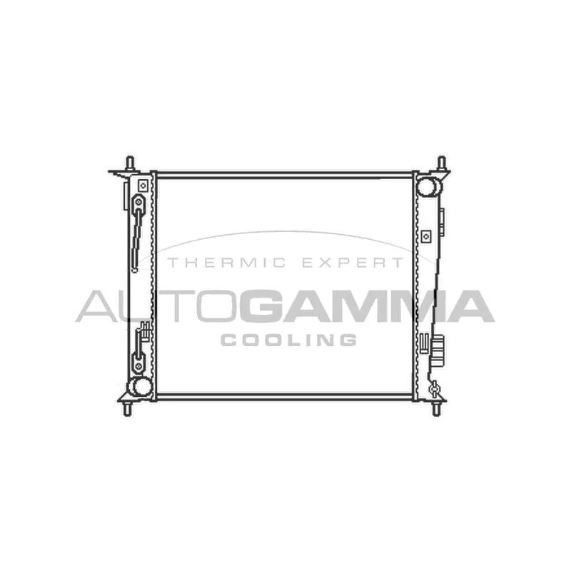 Radiateur, refroidissement du moteur AUTOGAMMA 105533