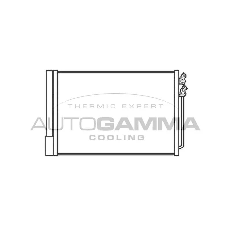 Condenseur, climatisation AUTOGAMMA 105536