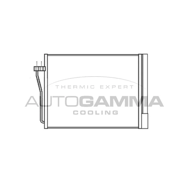 Condenseur, climatisation AUTOGAMMA 105537