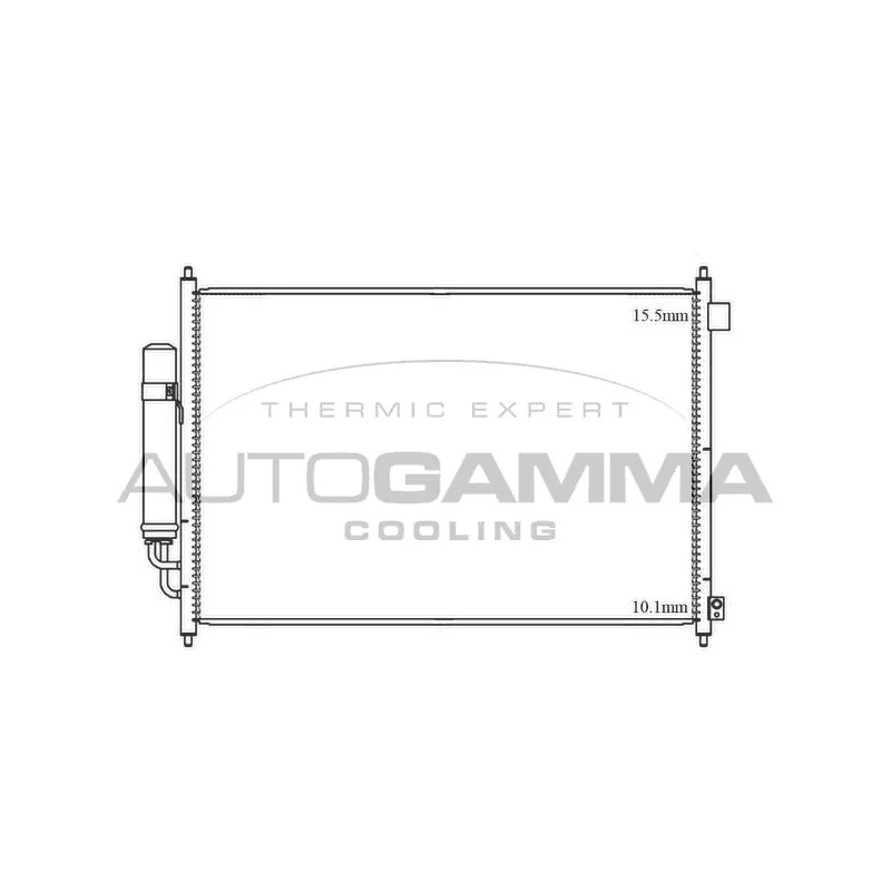 Condenseur, climatisation AUTOGAMMA 105540