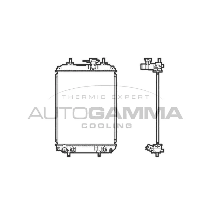 Radiateur, refroidissement du moteur AUTOGAMMA 105562