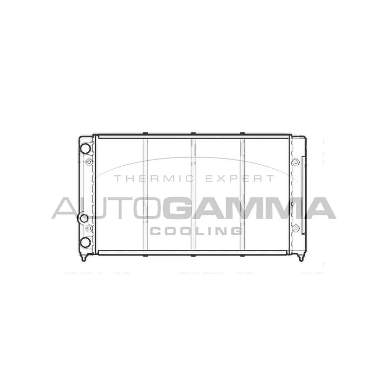 Radiateur, refroidissement du moteur AUTOGAMMA 105570