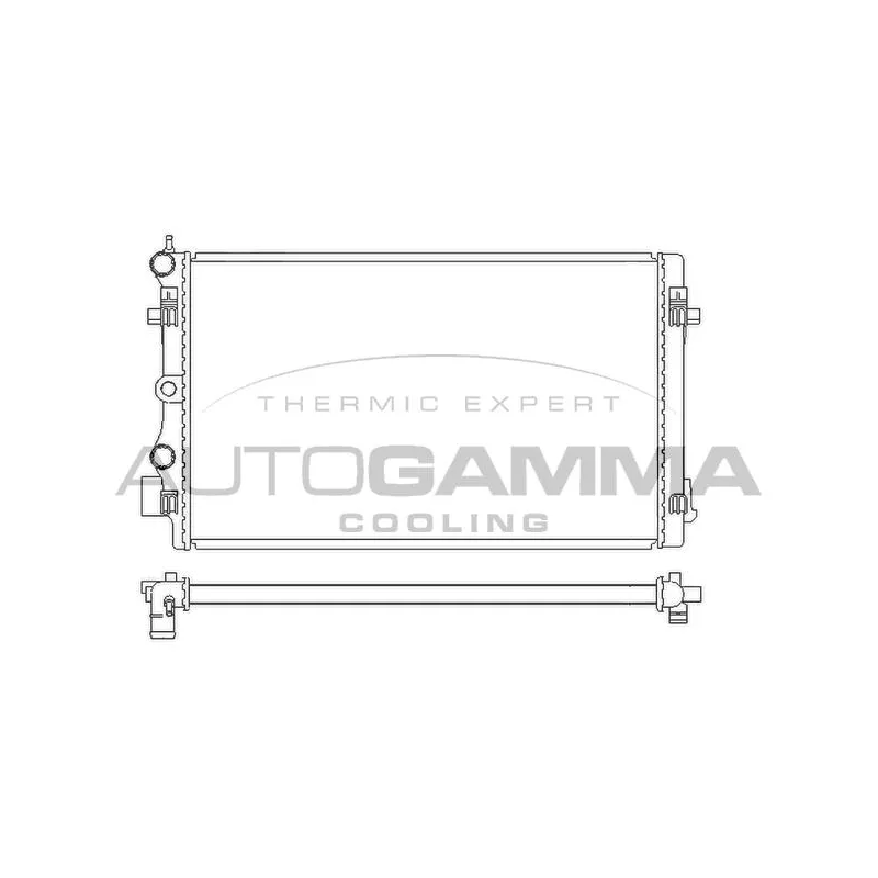 Radiateur, refroidissement du moteur AUTOGAMMA 105692