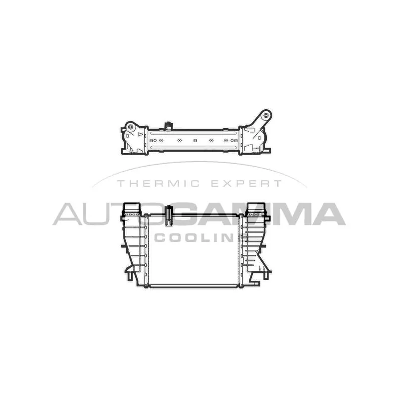 Intercooler, échangeur AUTOGAMMA 105941