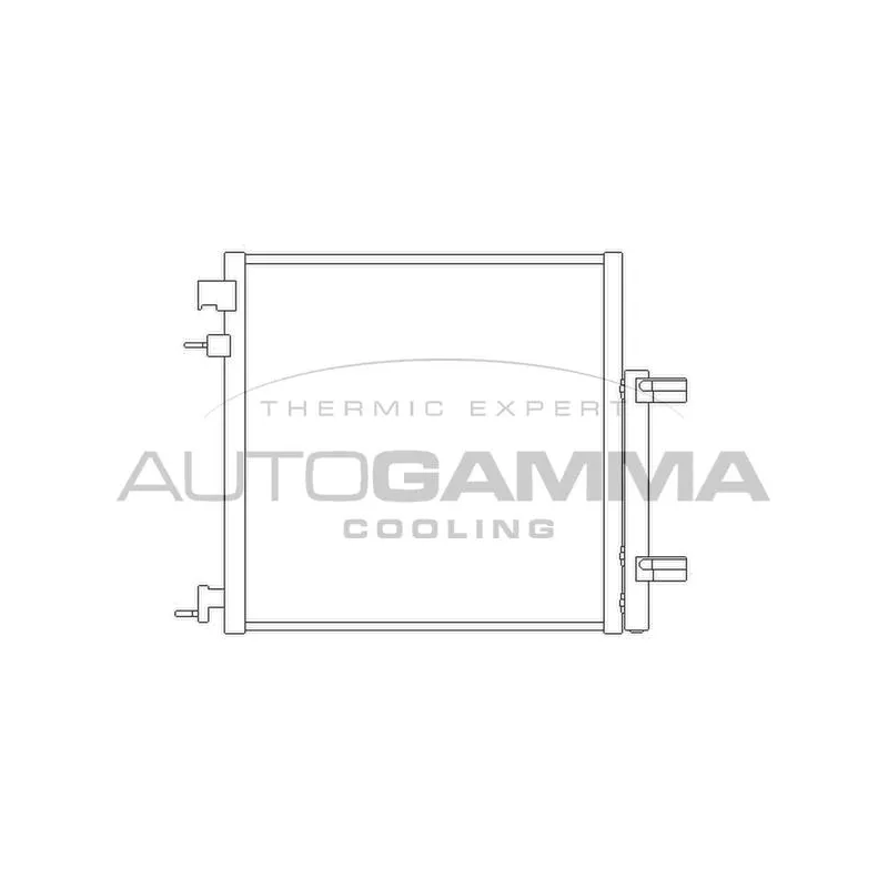 Condenseur, climatisation AUTOGAMMA 105977