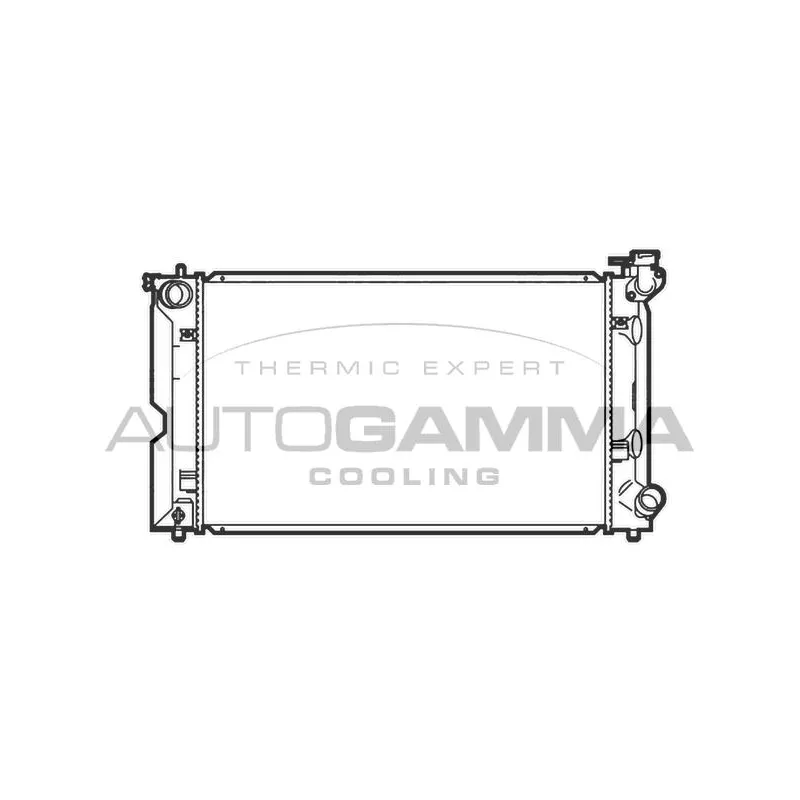 Radiateur, refroidissement du moteur AUTOGAMMA 107057