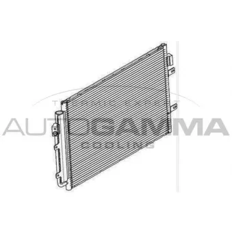 Condenseur, climatisation AUTOGAMMA 107095