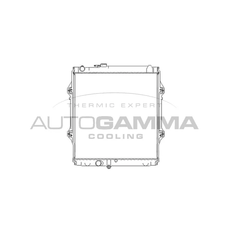 Radiateur, refroidissement du moteur AUTOGAMMA 107241