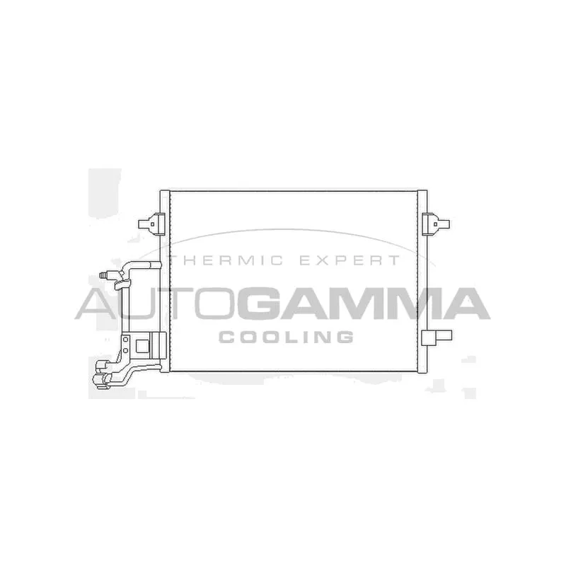 Condenseur, climatisation AUTOGAMMA 107315