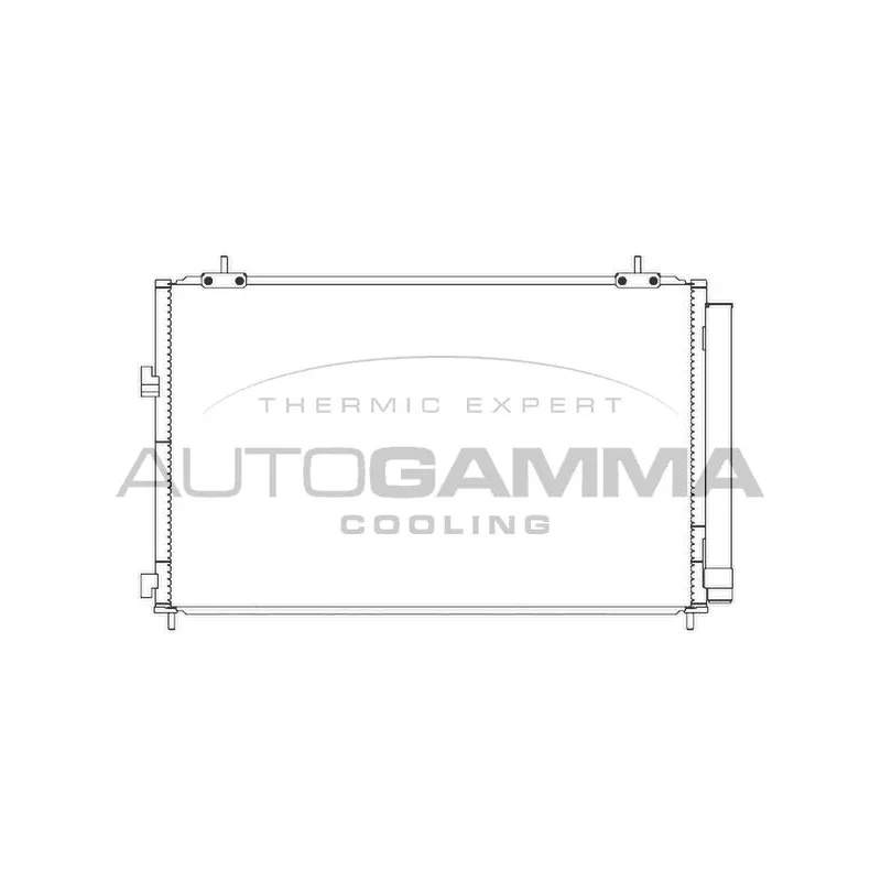 Condenseur, climatisation AUTOGAMMA 107341