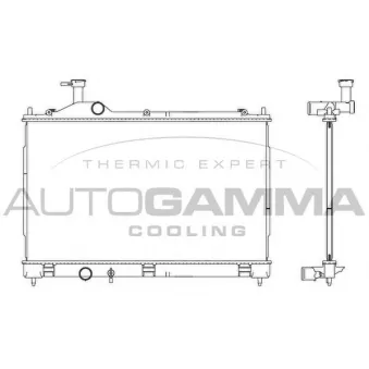 Radiateur, refroidissement du moteur AUTOGAMMA