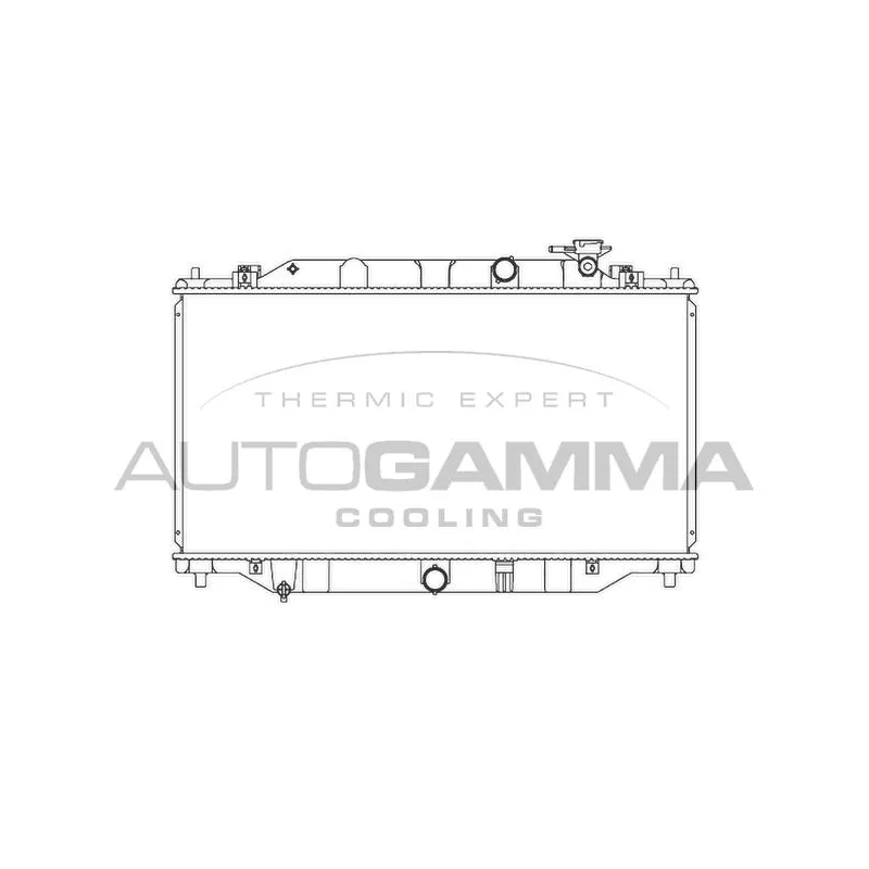 Radiateur, refroidissement du moteur AUTOGAMMA 107350